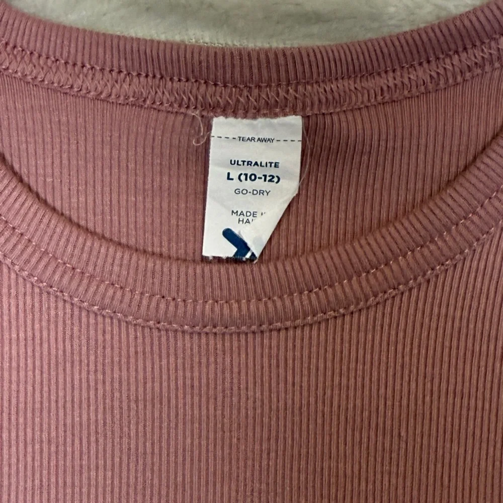 Old Navy: Set of (2) Girls UltraLite Long Sleeve Rib-Knit Tees, Size L (10-12)